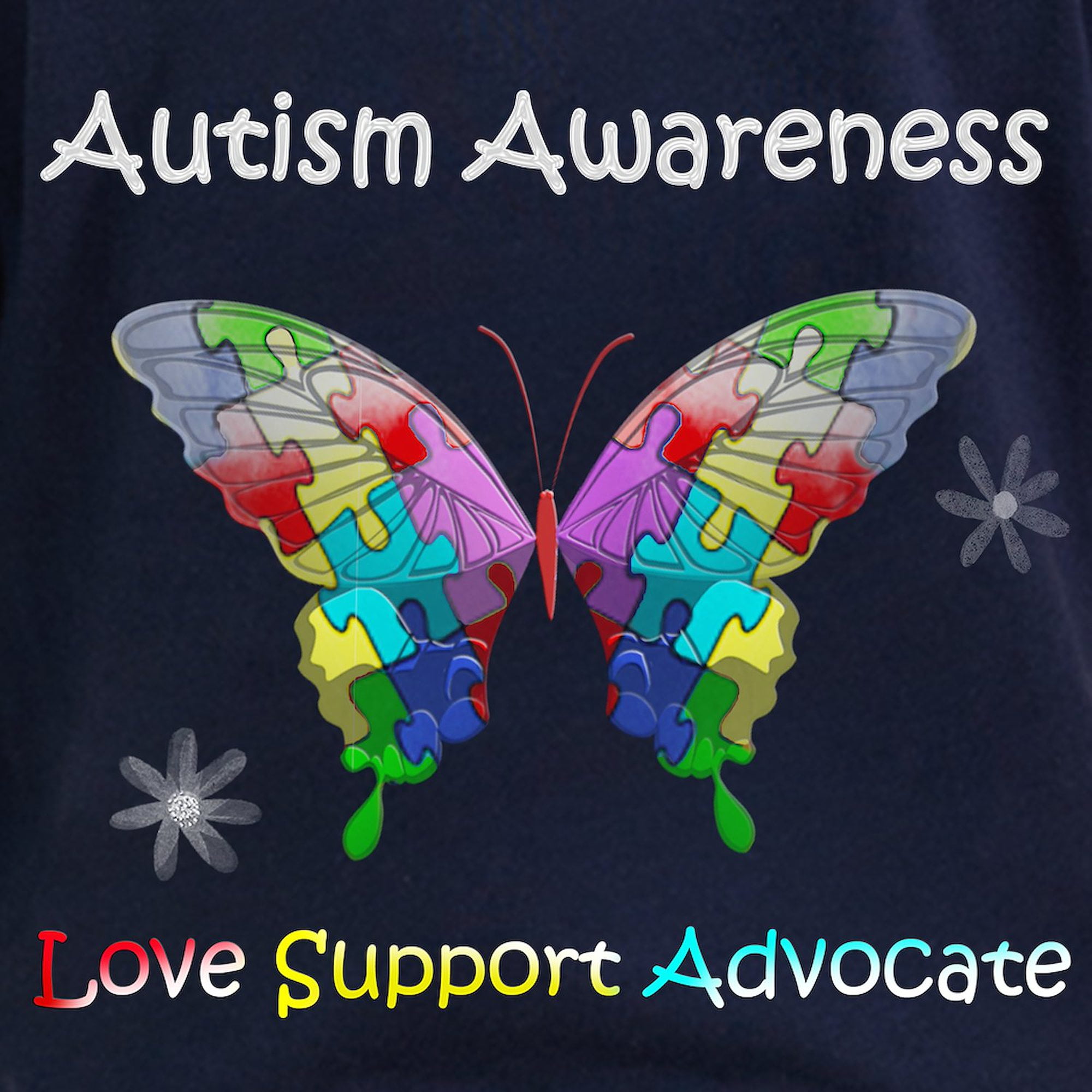 CafePress - Autism Awareness Women's Long Sleeve Dark T Shirt - Women's Long Sleeve Graphic Tee Casual Fit