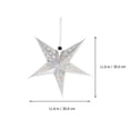 thumbnail image 2 of unbranded 6Ud De Colgante En Forma De Plateada Decorativa Para Casa Y Eventos, 2 of 8