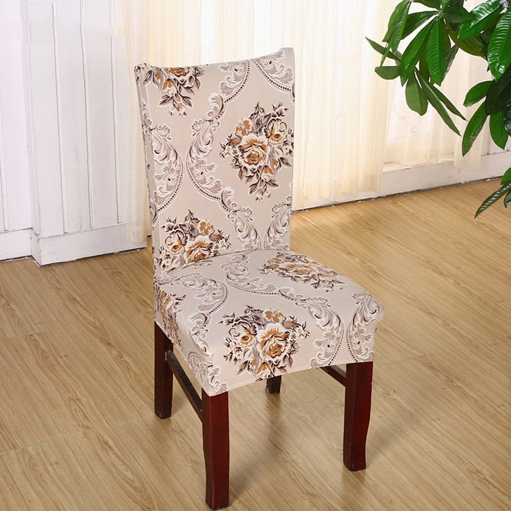 High Back Chair Cover Replacement For Dining Room, Universal Stretch