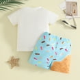 thumbnail image 6 of YDFCWXW Toddler Baby Boy Fishing Clothes Short Sleeve T Shirt Top and Fish Shorts Set 2Pcs Infant Summer Outfits (Yellow, 6-12 Months), 6 of 9