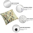 thumbnail image 4 of BANET Cushion Cover Throw Pillow Case Shell for Couch Sofa Home Decoration Chenille Cute White, 4 of 5