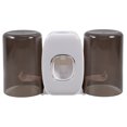 thumbnail image 4 of HOMEMAXS 1 Set Toothbrush Holder Bathroom Toothbrush And Toothpaste Dispenser Tooth Brush Cup Holder, 4 of 8