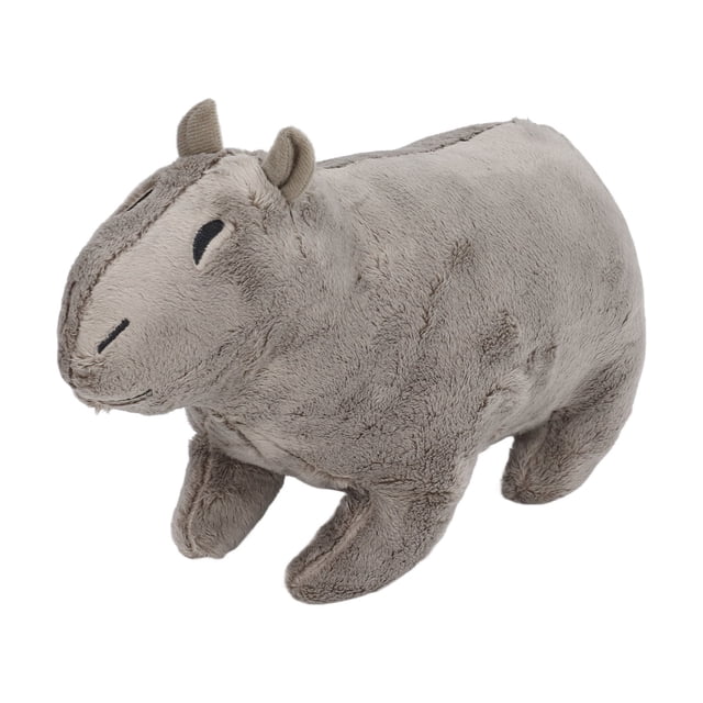 Juguete de peluche de capibara de 6,7 pulgadas, dibujos animados ultrasuaves, decoración encantadora para el hogar, juguete de peluche de animal salvaje de capibara relleno