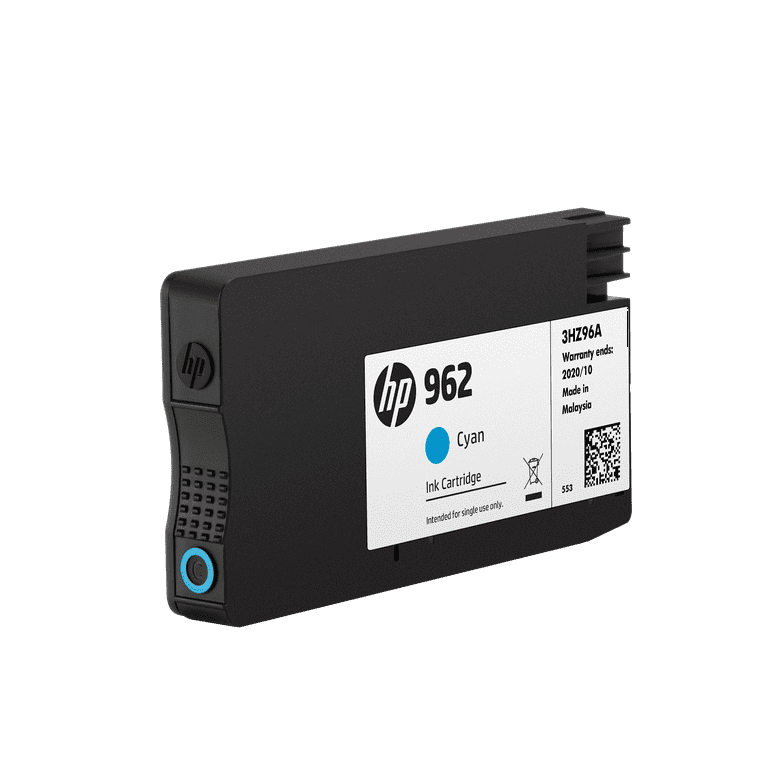 HP 962 High Yield Cyan Ink Cartridge (3HZ96AN), Up to 700 Page