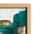 thumbnail image 3 of Kate and Laurel Sylvie Meteora Framed Canvas Wall Art by Leah Nadeau, 23x33 Natural, Decorative Abstract Modern Art for Wall, 3 of 7