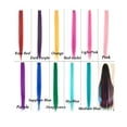 thumbnail image 4 of Florata 11pcs Colored Clip In Hair Extensions Party Hair, 4 of 7