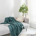 thumbnail image 4 of Soft Knitted Sofa Blanket with Tassel Bed Office Nap Shawl Decorative Throw Couch Cover, Beige, 4 of 9