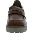 thumbnail image 2 of Aqua College Womens Daria Leather Slip-On Loafers, 2 of 3