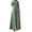 Dark Green, variant on ZANZEA Women Full Sleeved Loose Casual Maxi Dress Kaftan Muslim Dresses