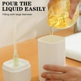 thumbnail image 2 of Press-Type Dispensing Bottle Multipurpose Liquid Soap Makeup Remover Dispenser(White), 2 of 8