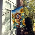 thumbnail image 2 of Tibetan Mastiff in Sunflowers House Flag 28 in x 40 in, 2 of 5