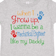 thumbnail image 4 of Inktastic Mechanical Engineer like Daddy Boys or Girls Toddler T-Shirt, 4 of 5