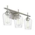thumbnail image 2 of Worldwide Lighting E20003-005 6.75 x 24 x 9.75 in. Bacchus 3-Light Brushed Nickel Vanity Light, 2 of 5