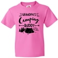 thumbnail image 3 of Inktastic Grandpas Camping Buddy Youth T-Shirt, 3 of 5