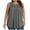 Gray, variant on UYISJ Plus Size Tank Tops for Women Sleeveless Crew Neck Pleated T Shirt Summer Casual Loose Tunic Blouses Gray L