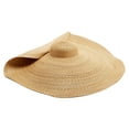thumbnail image 2 of Travelwant Women's Sun Shade Straw Hat Oversized Eaves Sun Hat Outdoor Summer Sunscreen Dome Beach Hat, 2 of 7