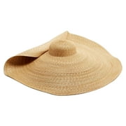 Travelwant Women's Sun Shade Straw Hat Oversized Eaves Sun Hat Outdoor Summer Sunscreen Dome Beach Hat