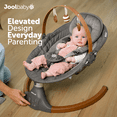 thumbnail image 3 of Jool Baby Nova Nature Swing for Newborns with Wood Accents - Bluetooth & Remote Control (Updated Model, Slate), 3 of 9