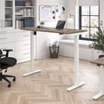 thumbnail image 1 of Scranton & Co Bureau Debout Réglable en Bois Manufacturé 60W en Hickory Moderne, 1 of 7