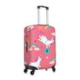thumbnail image 3 of Disketp Yoga Unicorn Elastic Travel Luggage Cover Travel Suitcase Protective Cover For Trunk Case Apply To 18''-32'' Suitcase Cover (Luggage not included)-X-Large, 3 of 9