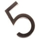 thumbnail image 5 of Letras de puerta de plástico ABS para hacer tú mismo, placa con nombres para dormitorio, juegos infantiles, rompecabezas, juguetes, 5 Número 5, 5 of 7