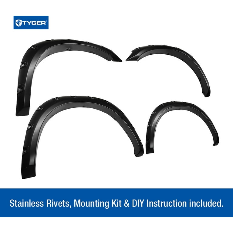 Tyger Auto Fender Flares Compatible with 2010 2018 Dodge Ram 2500
