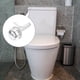 thumbnail image 4 of Inodoro de plástico de una sola descarga con botones y varillas para apartamentos, hoteles y casas., 4 of 6