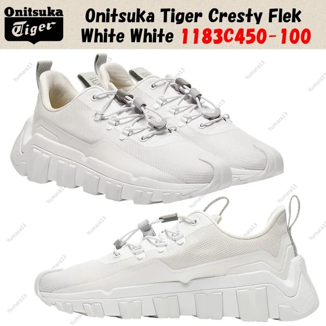 Onitsuka & Tiger Cresty Flek White White 1183C450-100
