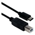 thumbnail image 2 of QVS CC2235-1M QVS 1-Meter USB-C to USB-B 3Amp Data Cable - USB for MacBook, Chromebook, Printer, Scanner, Hub, Storage Device - 60 MB/s - 3.28 ft - 1 x Type C Male USB - 1 x Type B Male Mini USB -, 2 of 2
