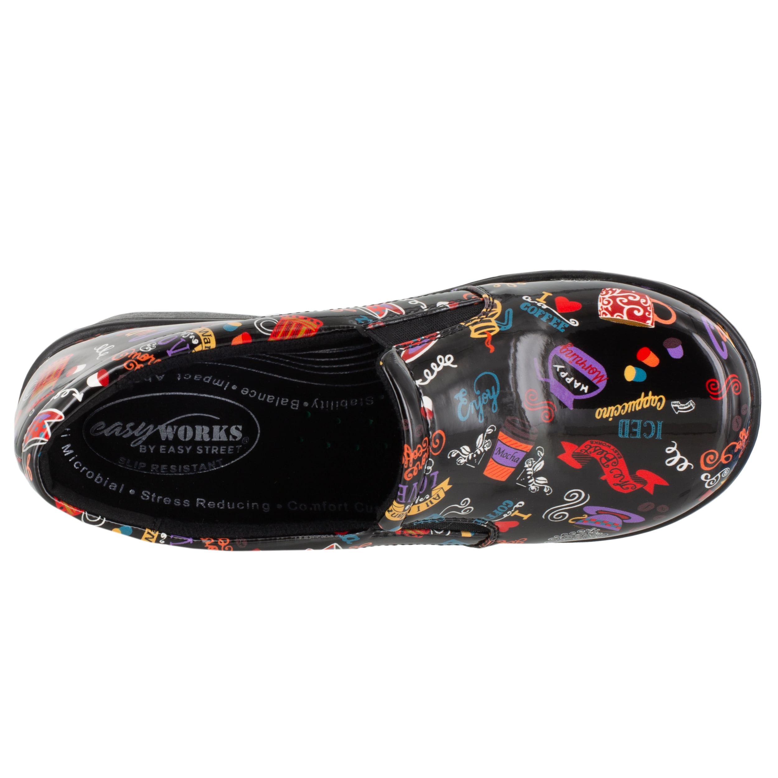 Easy Works by Easy Street Leeza Women's Slip Resistant Clog Work Shoe