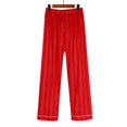 thumbnail image 6 of Harpily Family Christmas Pajama Sets Satin Polyester Long Sleeve Button Down Shirts Chest Pocket Sleepwear for Holiday Outfits, 6 of 6