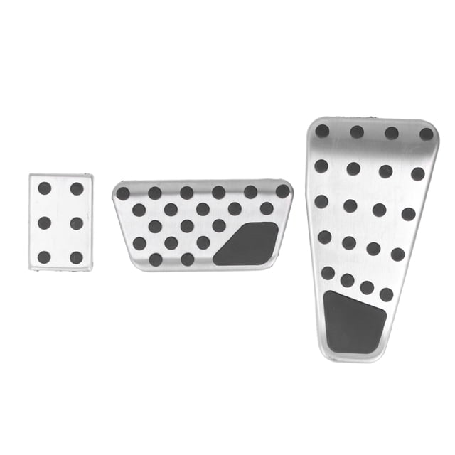 Gas Brake Pedal Cover,3 Pcs Car Brake Car Brake Pedal Foot Rest Plate Cover Streamlined Design