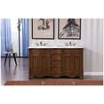 thumbnail image 4 of Elegant Lighting VF-1048-VW Windsor 60" Free Standing Double Basin Vanity Set - Wood, 4 of 7