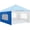 Blue, variant on Jorohiker Sunshade Sidewall with Mesh Window, Instant Canopy SunWall for 10x10 Pop Up Canopy Frame, 1 Pack Sunwall ONLY, Silver-Coated White