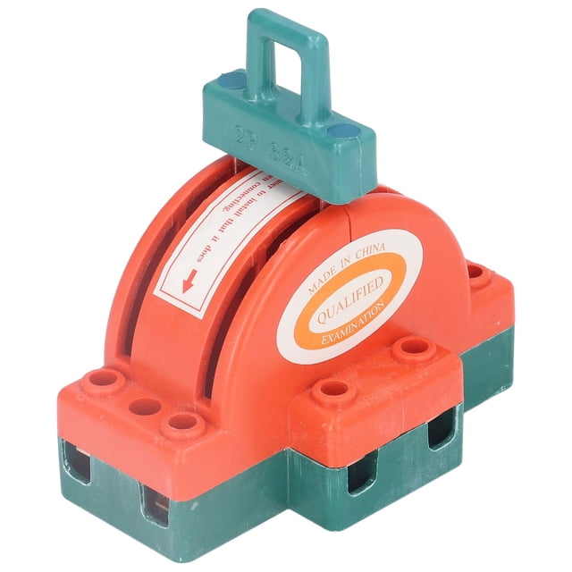 Fyearfly Double Throw Knife Switch, Knife Switch 32A 2 Pole Double Throw Firm Connection Strong Performance Home Appliances Knife Switch for Fail-Safe Circuit Breaker