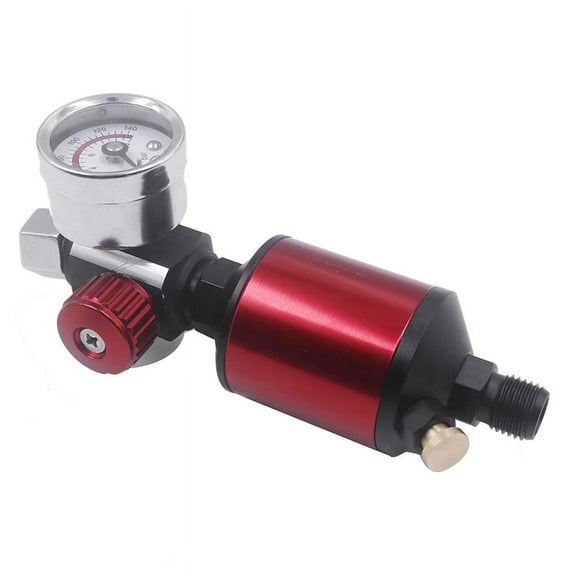 Air Regulator with Air Filter Air Regulator Gauge Air In-Line Water Trap Filter Took5607