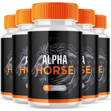 Alpha Horse for Men Advanced Formula Supplement with Premium Ingredients 300 Capsules