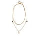 thumbnail image 1 of Collar de oro laminado con estrellas negras con blanco, 1 of 5