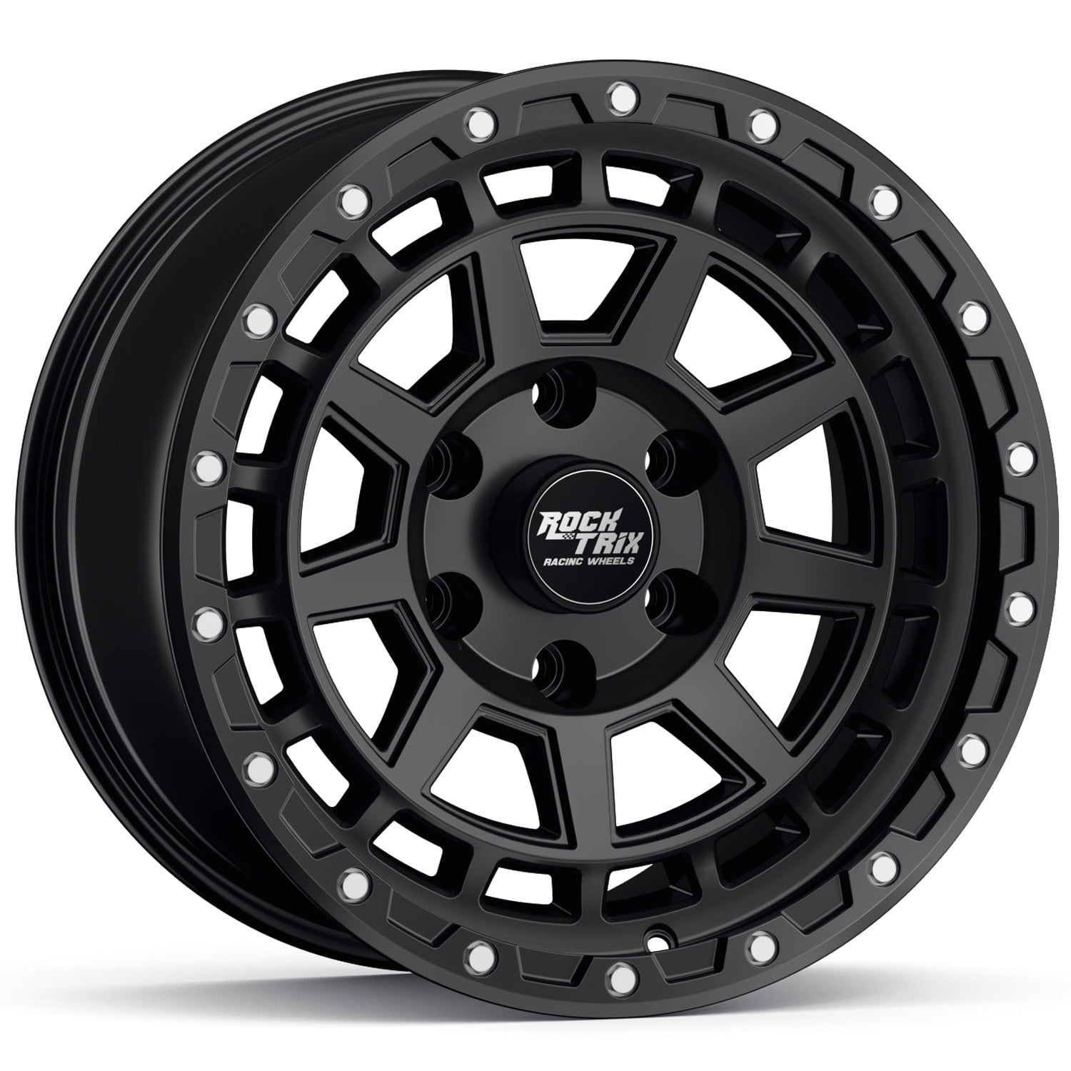 17 RockTrx RT107 17x9 +12 Black Wheel 6x139.7 6x5.5 Rm for Ford