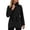Black, variant on Waist Cinched Hooded Windbreaker Jacket for Women, Drawstring Slim Fit, Lightweight Casual Outerwear, 1 Piece, S-XXL, Plus Size Friendly