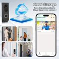 thumbnail image 4 of HLONK 1080P HD Wireless Smart Doorbell  5200mAh Battery  Type-C Charging  PIR Detection  Cloud Storage  Night Vision Distance Up To 236.22 Inch, 4 of 6