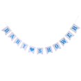thumbnail image 3 of Niño Colgante Banderín de Papel Baby Shower Bautizo Recién Nacido Banner Bautizo Adorno Azul blanco, 3 of 8
