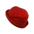 thumbnail image 2 of Chapeau de Mode en Sergé Lavé-Rouge, 2 of 2