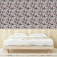thumbnail image 3 of Ambesonne Flowers Boho Peel & Stick Wallpaper for Home, Romantic Rose Lilac, 13"x100", Hunter Green Dried Rose, 3 of 5