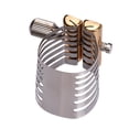 thumbnail image 3 of Muslady Réglage à Vis Unique Saxophone Ligature Ligature de Sax Compact Durable pour Saxophone Ténor, 3 of 7