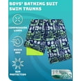thumbnail image 3 of Quad Seven Boys Swim Trunks Quick Dry Swimming Shorts with Compression Liner, 3 of 7