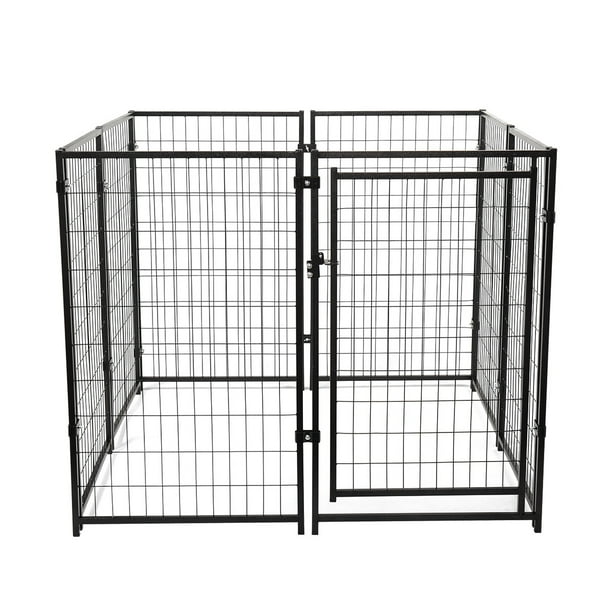 Veryke 8 Panel Heavy Duty Dog Kennel Fence for Indoor Outdoor Walmart