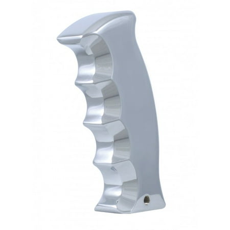 Fox Chrome Arm Guard - Universal Chrome Aluminum Pistol Grip Gear Shift Knob Lever Handle Cover