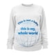 thumbnail image 4 of RKSTN Women's Maternity Sweatshirts Plus Size Crewneck Pregnancy Graphic Print Pullover Hoodless Sweatshirts Top Womens Casual Oversized Round Neck Loose Comfy Funny Printed Long Sleeve T Shirts, 4 of 7