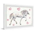 thumbnail image 2 of Marmont Hill Floral-haired Unicorn Framed Wall Art, 2 of 6